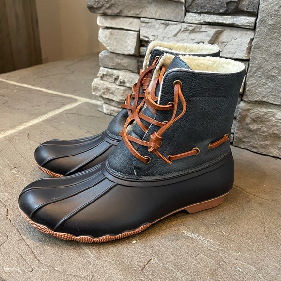 Seven7 Hollis Duck Boot Women’s Navy Blue Size 8 - Picture 4 of 8